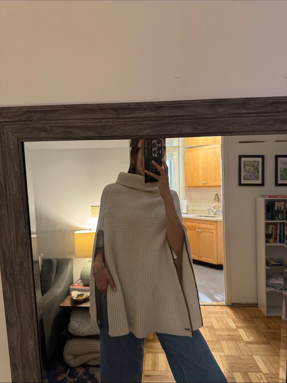 Ralph Lauren Cream poncho Sweater